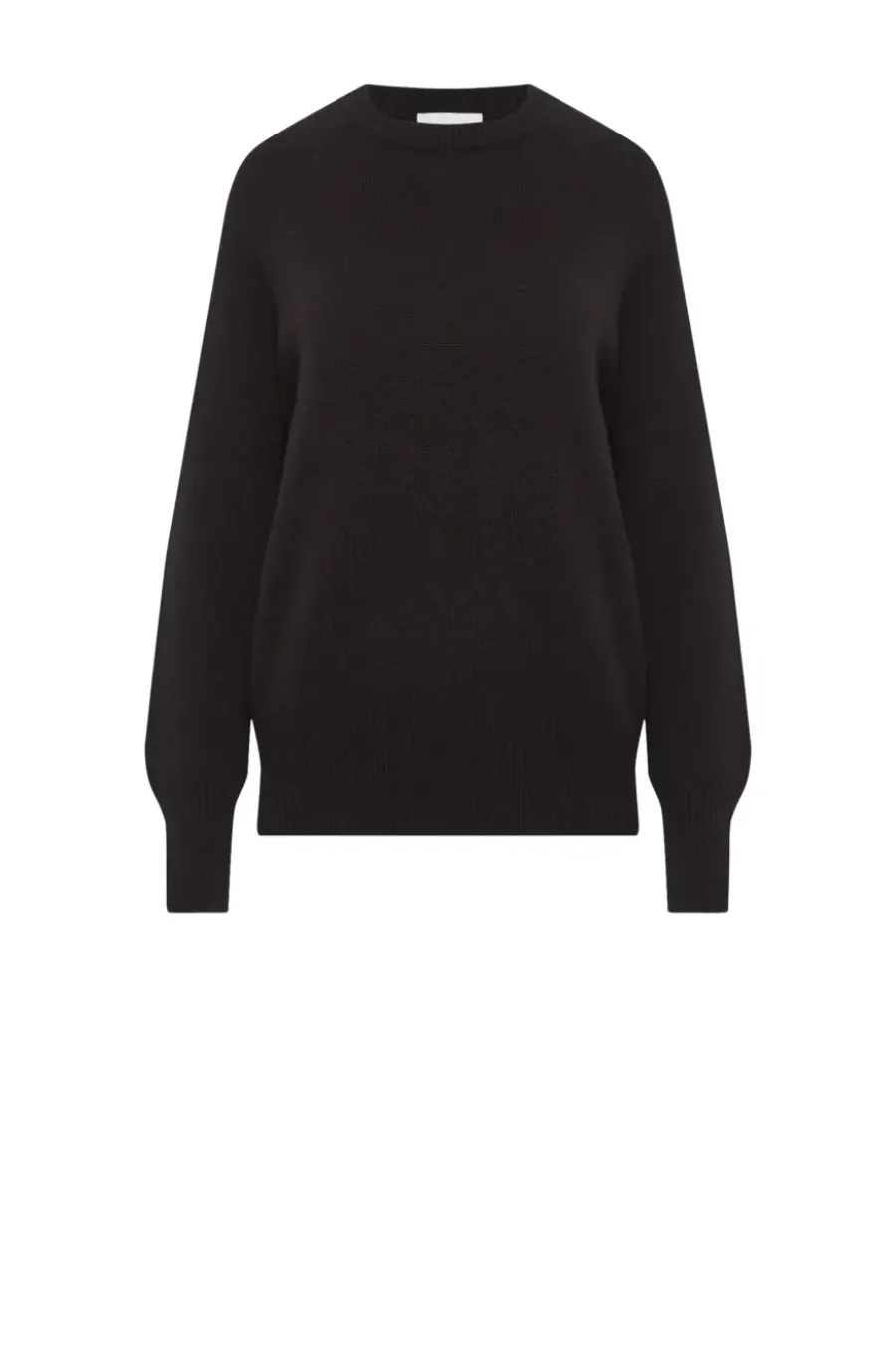 Czekoladowy sweter z kaszmirem i wełną merino