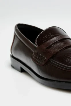 Loafersy ze skóry naturalnej